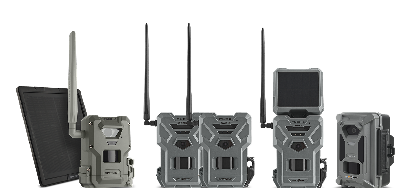 FLEX-M2 Solar Bundle, FLEX-DARK twin pack, FLEX-S-DARK cellular camera and FORCE-24 trail camera